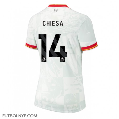 Camiseta Liverpool Federico Chiesa #14 Tercera Equipación para mujer 2024-25 manga corta